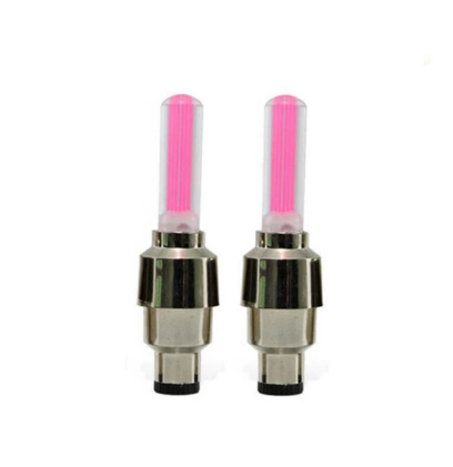 Neon Lights Tyre Wheel Valve Cap Light LED Flash Car Tire