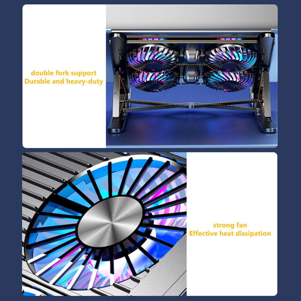 Laptop Stand with Fan Cooling Pad