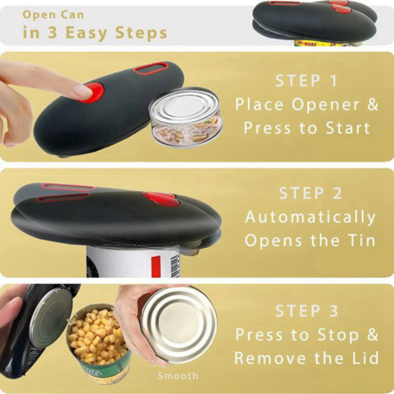 One Touch Automatic Electric Can Opener