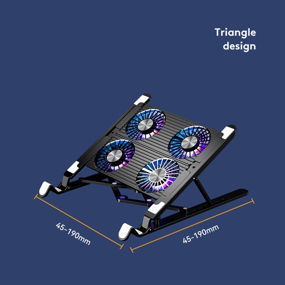 Laptop Stand with Fan Cooling Pad