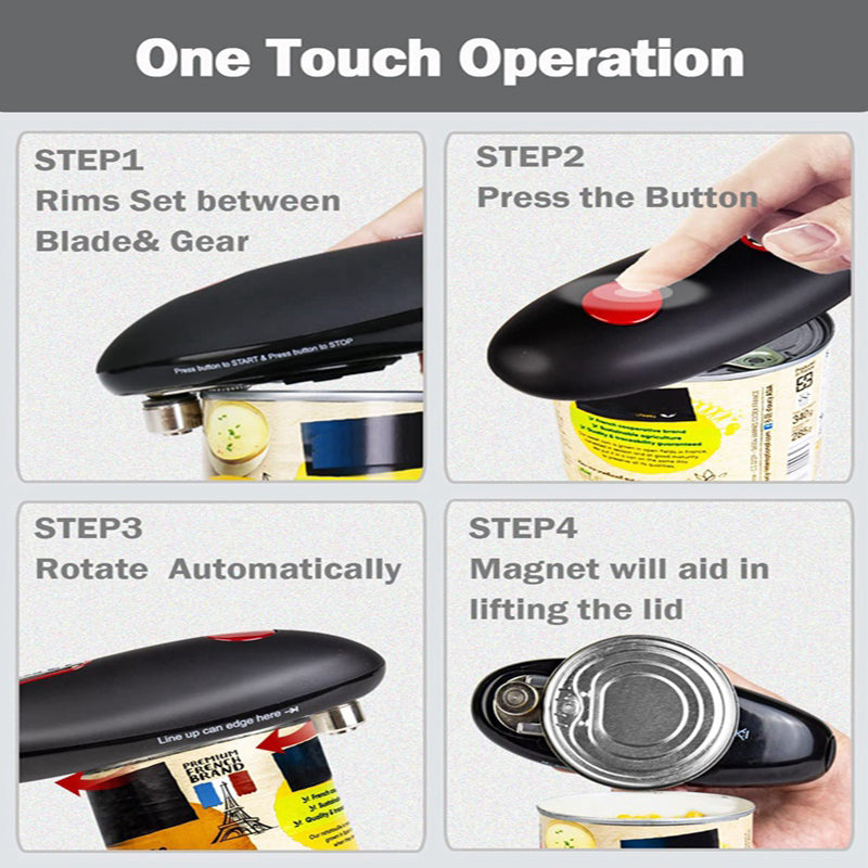 One Touch Automatic Electric Can Opener