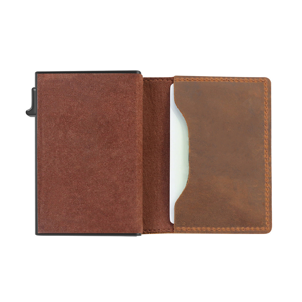 Rfid Leather Card Holder Wallets