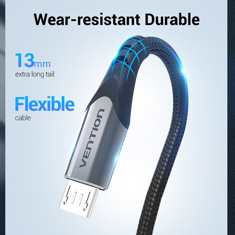 Nylon Fast Charger USB Type C Data Cable for Samsung