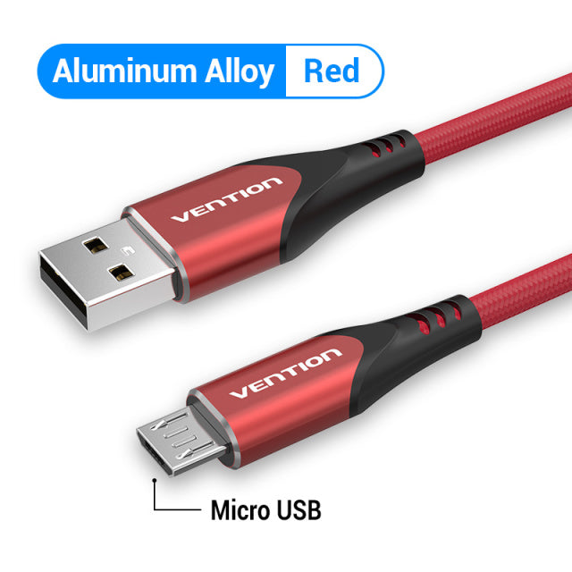 Nylon Fast Charger USB Type C Data Cable for Samsung